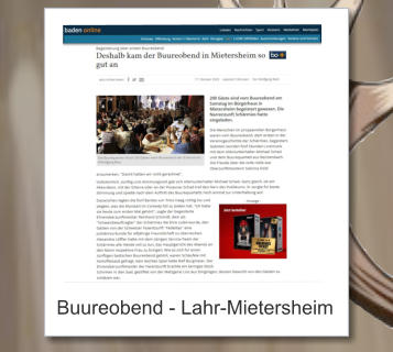 Buureobend - Lahr-Mietersheim