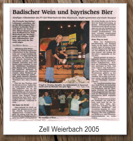 Zell Weierbach 2005