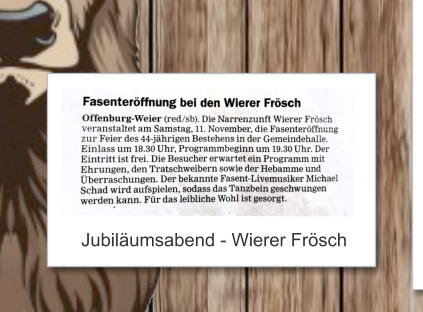 Jubil�umsabend - Wierer Fr�sch