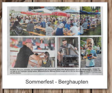 Sommerfest - Berghaupten
