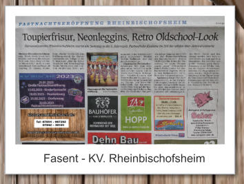 Fasent - KV. Rheinbischofsheim