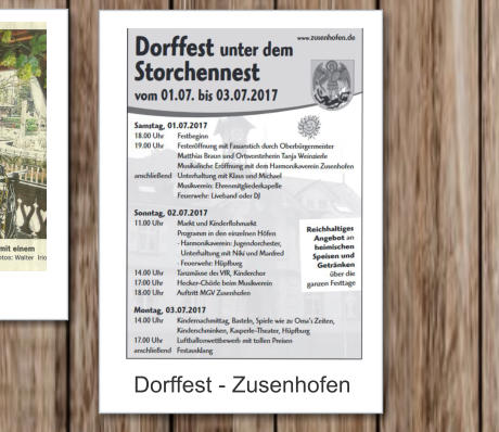 Dorffest - Zusenhofen