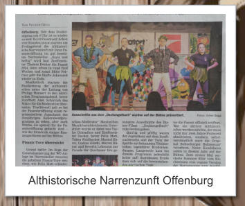 Althistorische Narrenzunft Offenburg