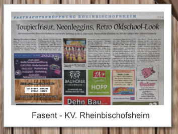 Fasent - KV. Rheinbischofsheim