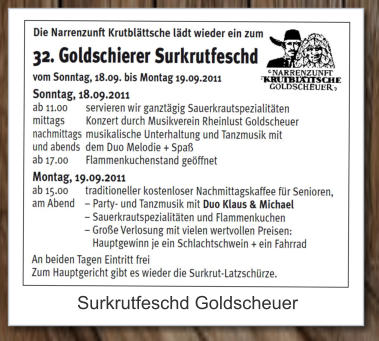 Surkrutfeschd Goldscheuer
