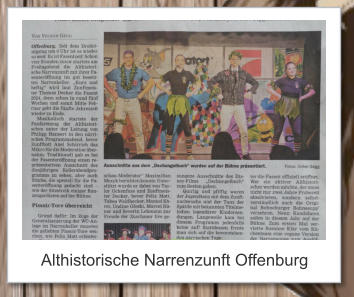Althistorische Narrenzunft Offenburg