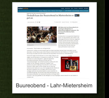 Buureobend - Lahr-Mietersheim