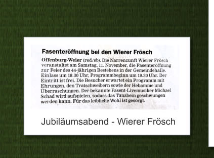 Jubil�umsabend - Wierer Fr�sch