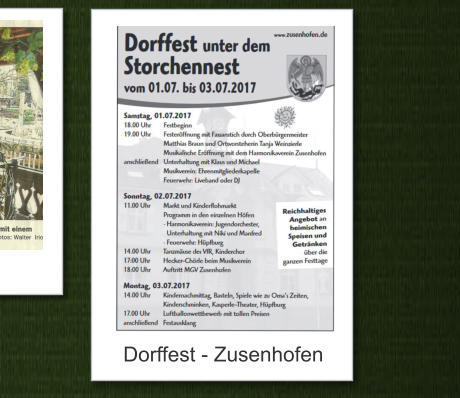 Dorffest - Zusenhofen