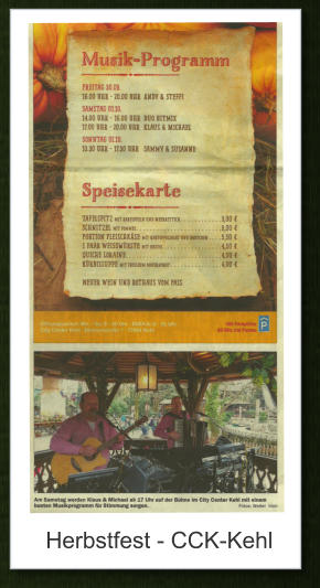 Herbstfest - CCK-Kehl