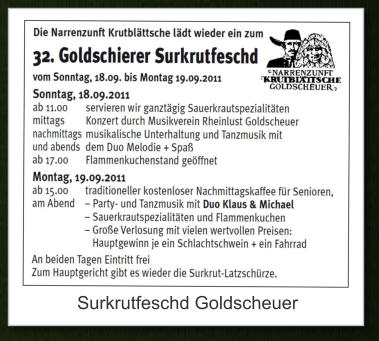 Surkrutfeschd Goldscheuer