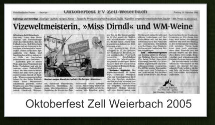 Oktoberfest Zell Weierbach 2005