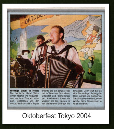 Oktoberfest Tokyo 2004