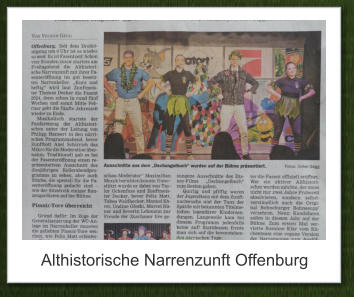 Althistorische Narrenzunft Offenburg