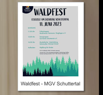 Waldfest - MGV Schuttertal