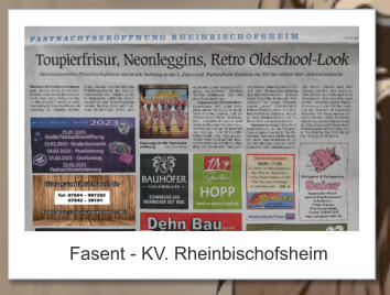 Fasent - KV. Rheinbischofsheim