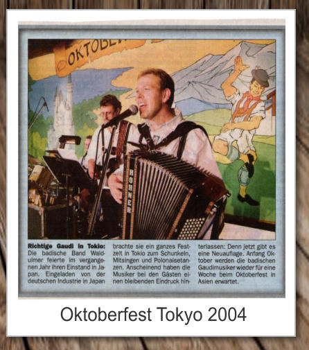 Oktoberfest Tokyo 2004