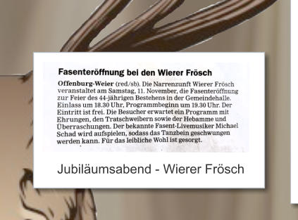 Jubilumsabend - Wierer Frsch