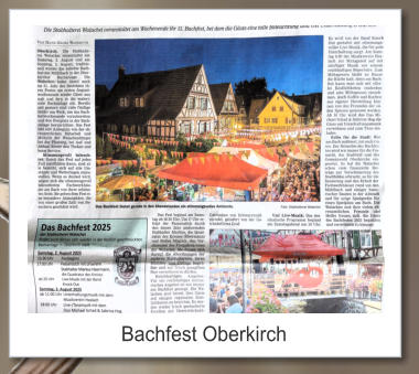 Bachfest Oberkirch